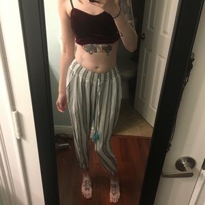 WHITE HIPPIE PANTS